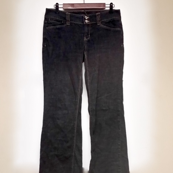 WHITE HOUSE BLACK MARKET Noir Denim Jeans 4R - Picture 2 of 6